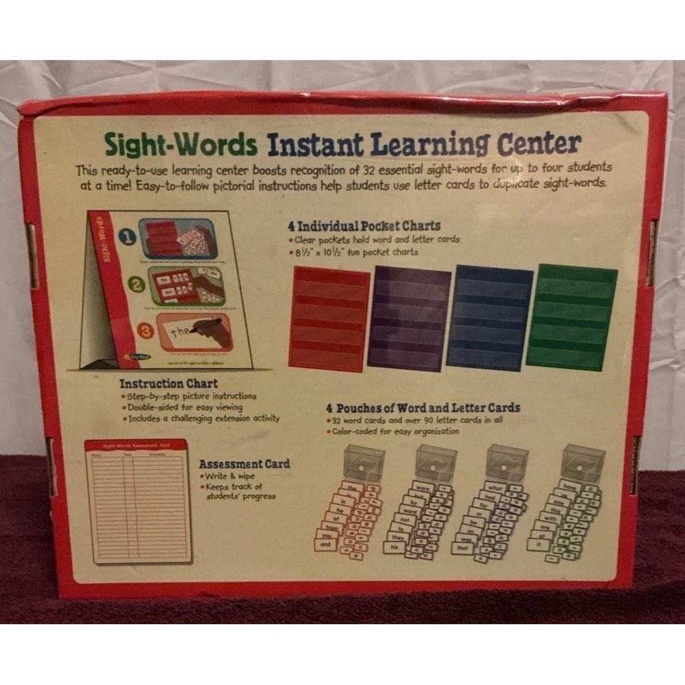 Lakeshore Sight Words Instant Learning Center Educational Homeschool EE187, NISB - Picture 11 of 15